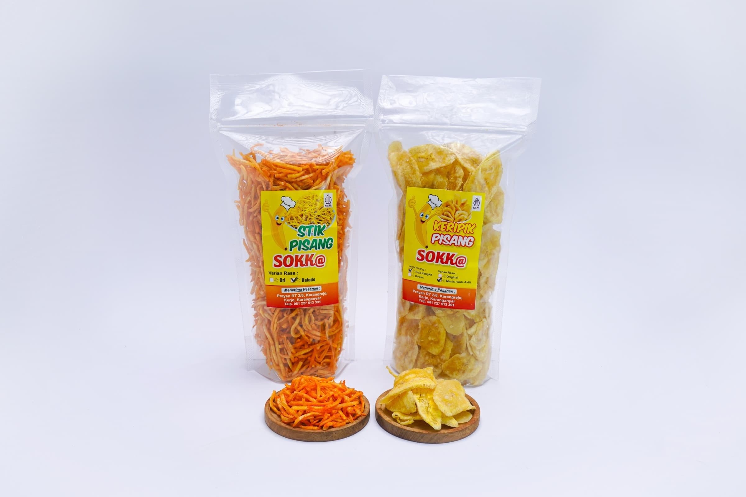 Foto produk Stik Cumi Cumi dan Kripik Pisang Sokk@