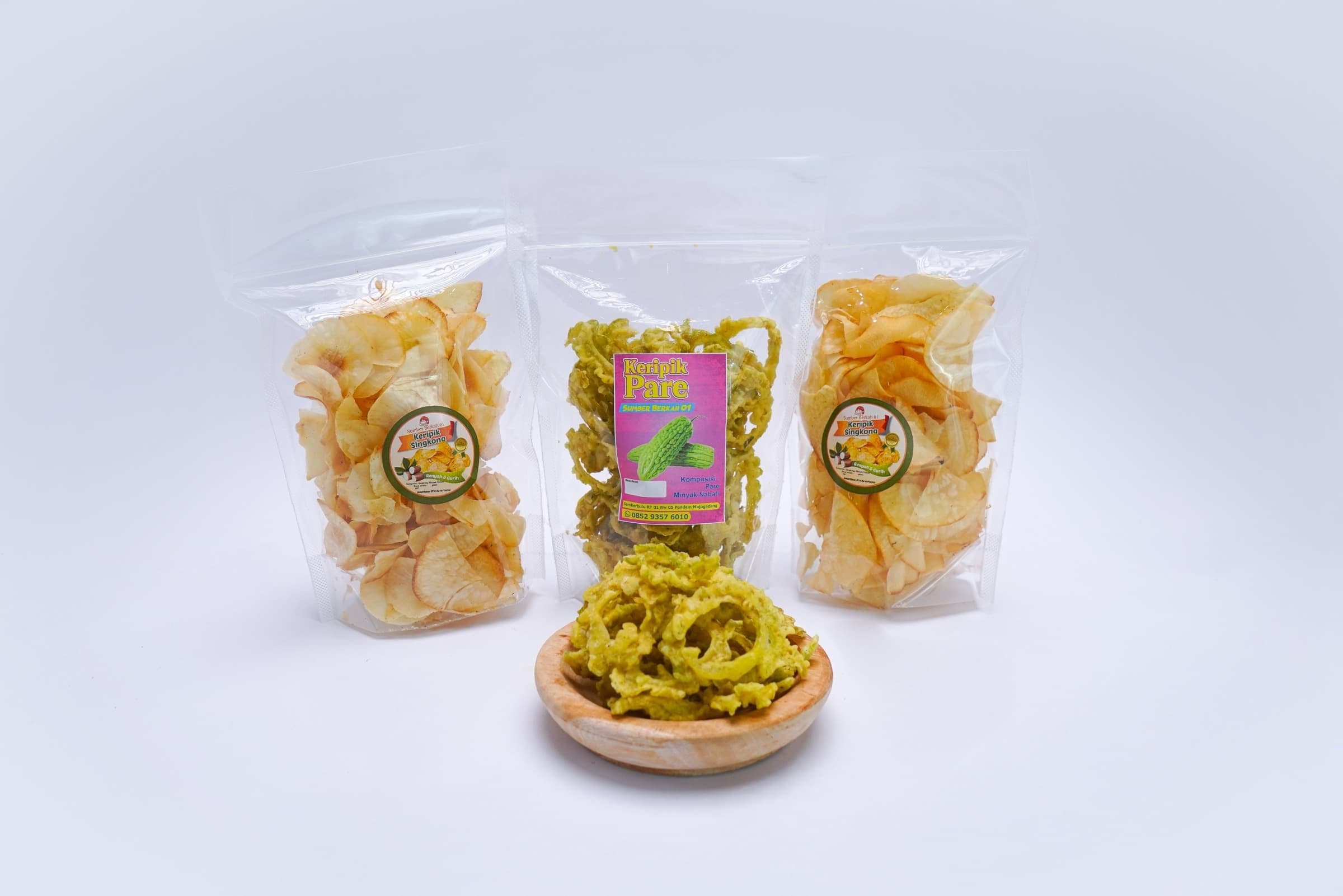 Foto produk Kripik Pare dan Singkong Sumber Berkah 01