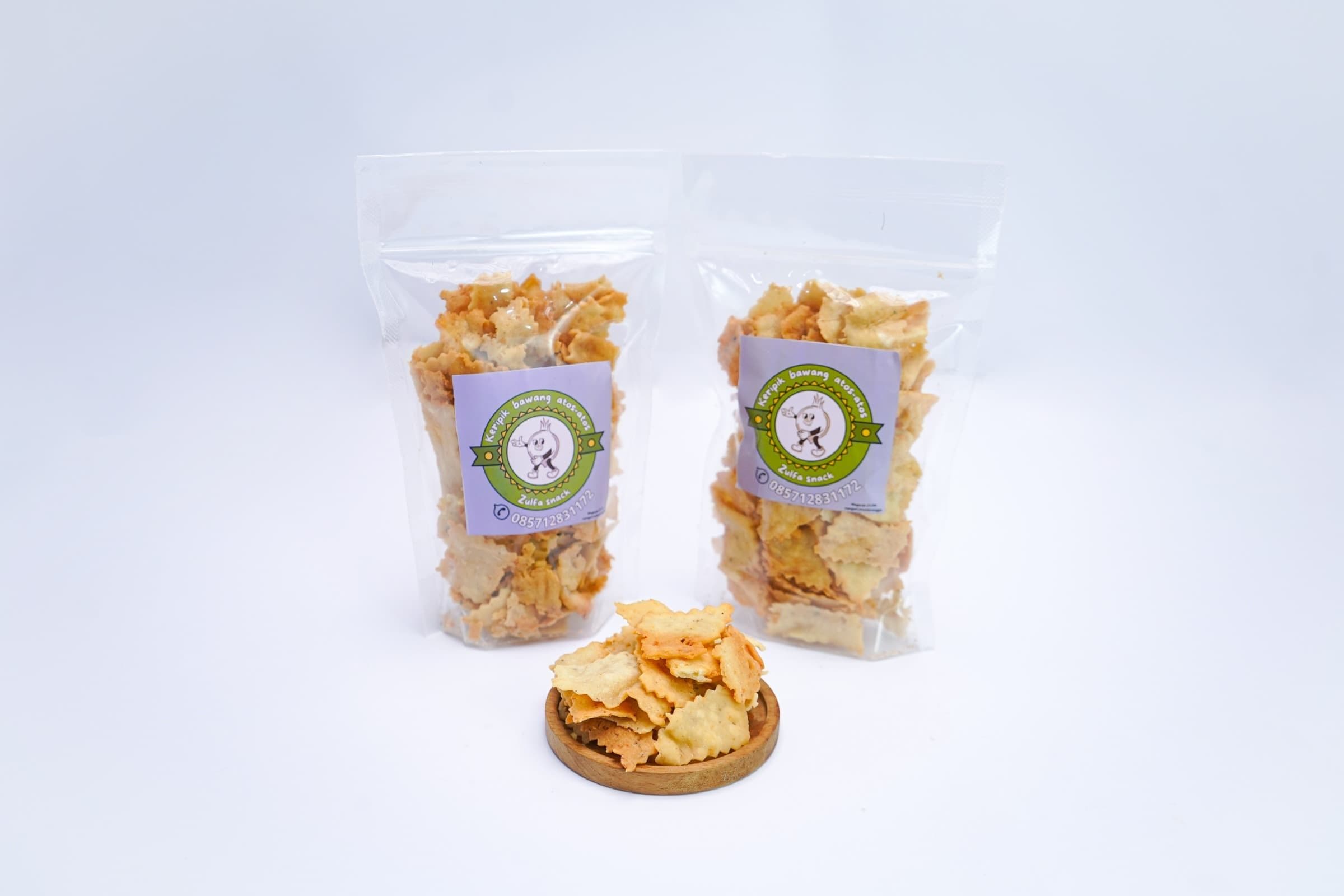Foto produk Zulfa Snack Kripik Bawang Atos